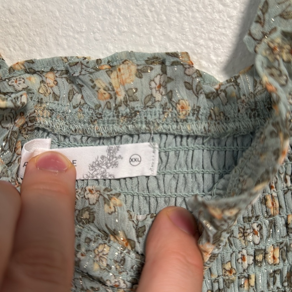 Altar’d State Tiered Maxi Dress in Floral Sage - Picture 7 of 9